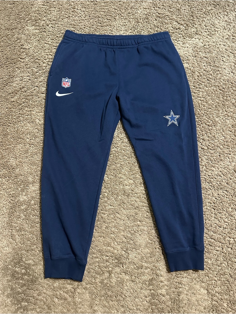 Vintage NFL Nike Dallas Cowboys “triple blue” sweatpants 00s size 3XL